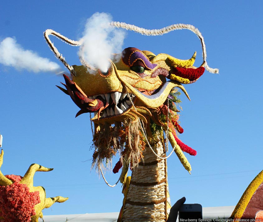 China Airlines Rose Parade Float 2012