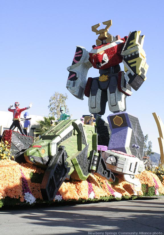 Power Rangers Rose Parade Float 2012